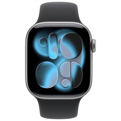 APPLE WATCH SERIES 11 CAJA GRIS ESPACIAL GPS 42mm CORREA NEGRA M/L (Espera 4 dias)