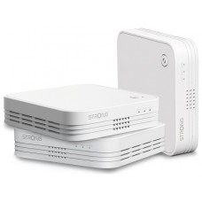 Strong WI-FI MESH HOME TRIO PACK 1200 Doble banda (2,4 GHz / 5 GHz) Wi-Fi 5 (802.11ac) Blanco 3 Interno (Espera 4 dias)