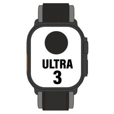 APPLE WATCH ULTRA 3 CAJA TITANIO NEGRA 49mm CORREA LOOP TRAIL NEGRA S/M (Espera 4 dias) APPLE WATCH ULTRA 3 CAJA TITANIO NEGRA 49mm CORREA LOOP TRAIL NEGRA S/M (Espera 4 dias)
