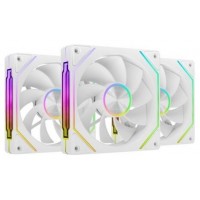 KIT 3 VENTILADORES AUXILIAR MF-LINKFINITY 2R BLANCO MARS GAMING (Espera 4 dias)