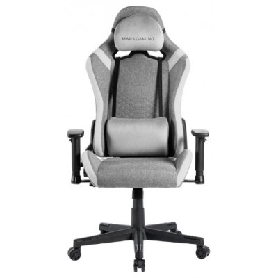 SILLA MGC-PRO BLANCO MATERIAL TRANSPIRABLE MARS GAMING (Espera 4 dias)