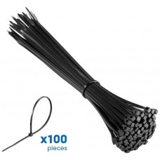 Ewent EW1564 presilla Brida de entrada paralela Nylon Negro 100 pieza(s) (Espera 4 dias)