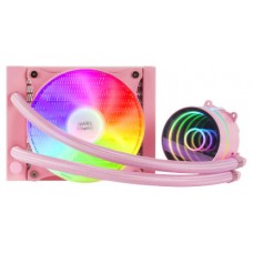 Mars Gaming ML-ONE120 Rosa Refrigeración Líquida CPU TDP 200W Espejo Infinito Ventilador FRGB Silencioso Multisocket Universal (Espera 4 dias)