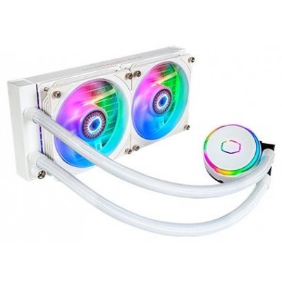 Cooler Master MasterLiquid PL240 Flux White Edition Carcasa del ordenador Kit de refrigeración líquida 12 cm Blanco (Espera 4 dias)