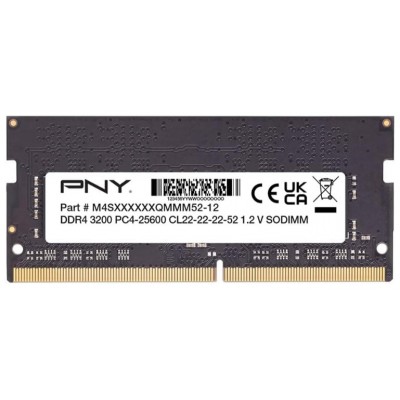 SODIMM DDR4 8GB 3200MHz PNY Cl 22 1X8 1.2V