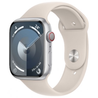 APPLE WATCH SERIES 9 CAJA ALUMINIO GPS+CELL 41mm CORREA DEPORTIVA STARLIGHT M/L (Espera 4 dias)