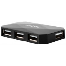 HUB NATEC LOCUST 4 PUERTOS USB 2.0 NEGRO