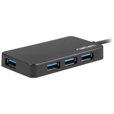 HUB NATEC MONTH 4 PUERTOS USB 3.0 NEGRO