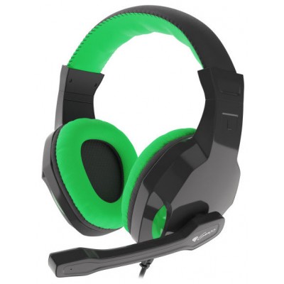 AURICULARES GAMING GENESIS ARGON 100 2.0 MINI JACK NEGRO-VERDE