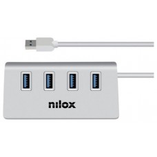 NILOX HUB 4 PUERTOS USB 3.0 NILOX (Espera 3 dias)