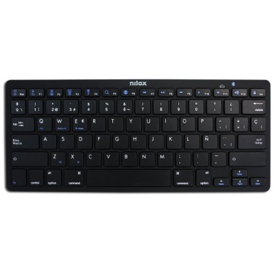 Nilox Teclado NXKB01B Bluetooh, Negro