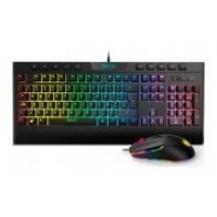 Krom Pack RGB Teclado Membrana y Raton Kalyos SP