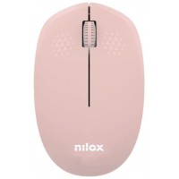 Nilox Ratón Wireless, 1000 DPI, 3 botones, Rosa Nilox Ratón Wireless, 1000 DPI, 3 botones, Rosa