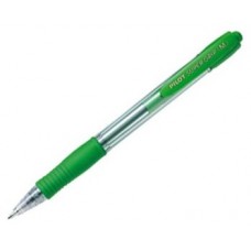 BOLIGRAFO RETRACTIL SUPERGRIP 1.0MM VERDE PILOT BPGP-10R-M-G (MIN12) (Espera 4 dias)