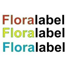 Floralabels Etiquetas de borde de estanteria 105 x 38 mm, 14 por hoja OKIMED30