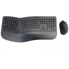 PACK TECLADO Y MOUSE WIRELESS ERGONOMICO CONCEPTRONIC