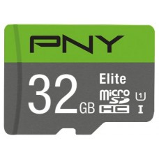 PNY MicroSD 32Gb Elite / Clase 10 / Lectura 100 Mb/s +