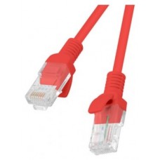 CABLE RED LANBERG CAT.5E UTP 5M ROJO FLUKE PASSED