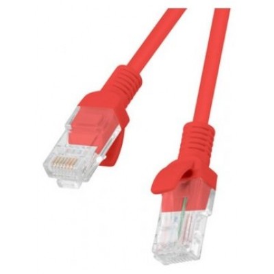 CABLE RED LANBERG LATIGUILLO CAT.6 UTP 2M ROJO FLUKE  PASSED