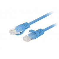 CABLE RED LANBERG LATIGUILLO CAT.6 UTP 0.25M AZUL FLUKE PASSED (PACK 10 UDS)