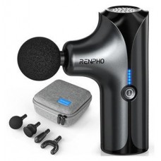 RENPHO MINI - MASSAGE GUN - 4 HEADS - 5 SPEEDS - BLACK (Espera 4 dias) RENPHO MINI - MASSAGE GUN - 4 HEADS - 5 SPEEDS - BLACK (Espera 4 dias)