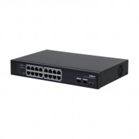 (DH-PFS3218-16GT-135) DAHUA SWITCH L2 POE 16 PUERTOS + 2 GIGABIT SFP (Espera 4 dias)