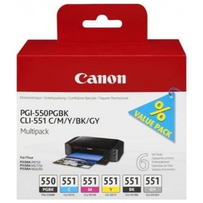 CARTUCHO CANON PGI550 + CLI551 (Espera 4 dias)