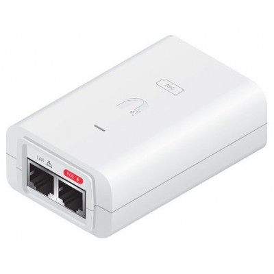 INYECTOR POE UBIQUITI POE-24-30W-G-WH ISP POE INJECTOR 24V 30W 1,25A GIGA BLANCO