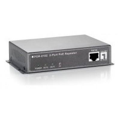POE EXTENDER LEVEL ONE POR-0102 2 PUERTOS CONECTABLE