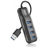 HUB 4 PUERTOS USB 2.0 NGS PORT 3.0 NEGRO