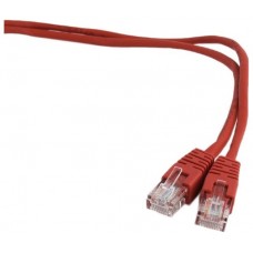 Cable CAT5E UTP moldeado 0,25m Rojo