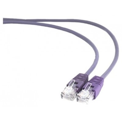 CABLE RED CAT5E GEMBIRD UTP VIOLETA 0,5 M