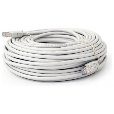 CABLE RED GEMBIRD FTP CAT6 BLINDADO CCA AWG26 BOBINA 30M GRIS