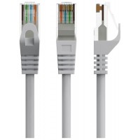 CABLE RED GEMBIRD UTP CAT6 0,50M COBRE GRIS