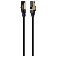 CABLE RED S-FTP GEMBIRD CAT 8 LSZH NEGRO 5 M