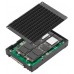 QNAP QDA-U2MP caja para disco duro externo M.2 Caja externa para unidad de estado sólido (SSD) Negro (Espera 4 dias)