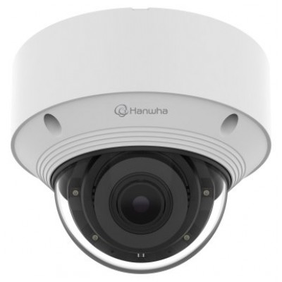 HANWHA CÁMARA IP SERIE Q 8MP DOMO ANTIVANDÁLICO VARIFOCAL MOTORIZADO 3.2-10.2MM, H.265/H.264/MJPEG, WIDESTREAM, 120DB WDR, ICR, IR 30M, CON IA, SLOT MICROSD, USB, IP66, IK10, NEMA4X (Espera 4 dias)