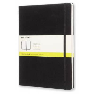 LIBRETA CLASICA TAPA DURA NEGRA XL (19X25CM) LISA MOLESKINE QP092 (Espera 4 dias)