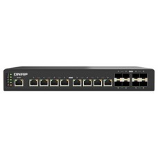 QNAP QSW-IM3216-8S8T switch Gestionado 10G Ethernet (100/1000/10000) Negro (Espera 4 dias)
