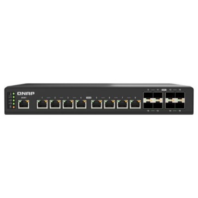 QNAP QSW-IM3216-8S8T switch Gestionado 10G Ethernet (100/1000/10000) Negro (Espera 4 dias)