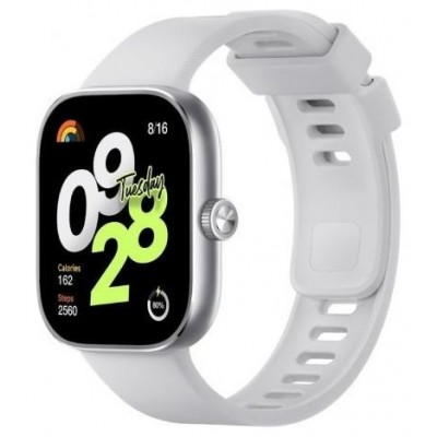 SMARTWATCH REDMI WATCH 4 PLATA XIAOMI (Espera 4 dias)