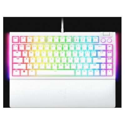 TECLADO RAZER BLACKWIDOW V4 75% BLANCO (USA) (RZ03-05001700-R3M1) (Espera 4 dias)