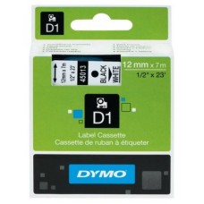 DYMO Cinta LM D1 24mmx7m Negro/blanco