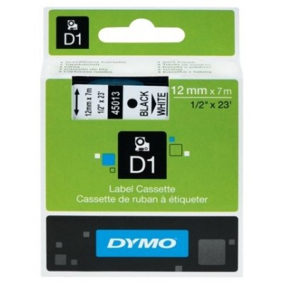 DYMO Cinta LM D1 24mmx7m Negro/blanco