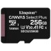 MEMORIA SD MICRO 256GB KINGSTON CLASE 10 + ADAPTADOR