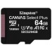 Kingston Technology Canvas Select Plus memoria flash 64 GB SDXC Clase 10 UHS-I (Espera 4 dias)