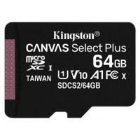 Kingston Technology Canvas Select Plus memoria flash 64 GB MicroSDXC Clase 10 UHS-I (Espera 4 dias)