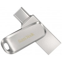 Sandisk Ultra Dual Drive Luxe unidad flash USB 64 GB USB Type-A / USB Type-C 3.2 Gen 1 (3.1 Gen 1) Acero inoxidable (Espera 4 dias)
