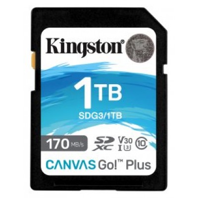 Kingston Technology Canvas Go! Plus 1 TB SD UHS-I Clase 10 (Espera 4 dias)