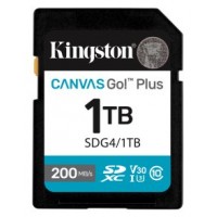 Kingston Technology 1TB SDXC Canvas Go Plus Gen4 200MB/s C10 UHS-I U3 V30 (Espera 4 dias)